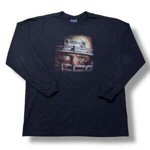 Vintage 00s Jansport Notre Dame Fighting Irish Football Long Sleeve T-shirt XL